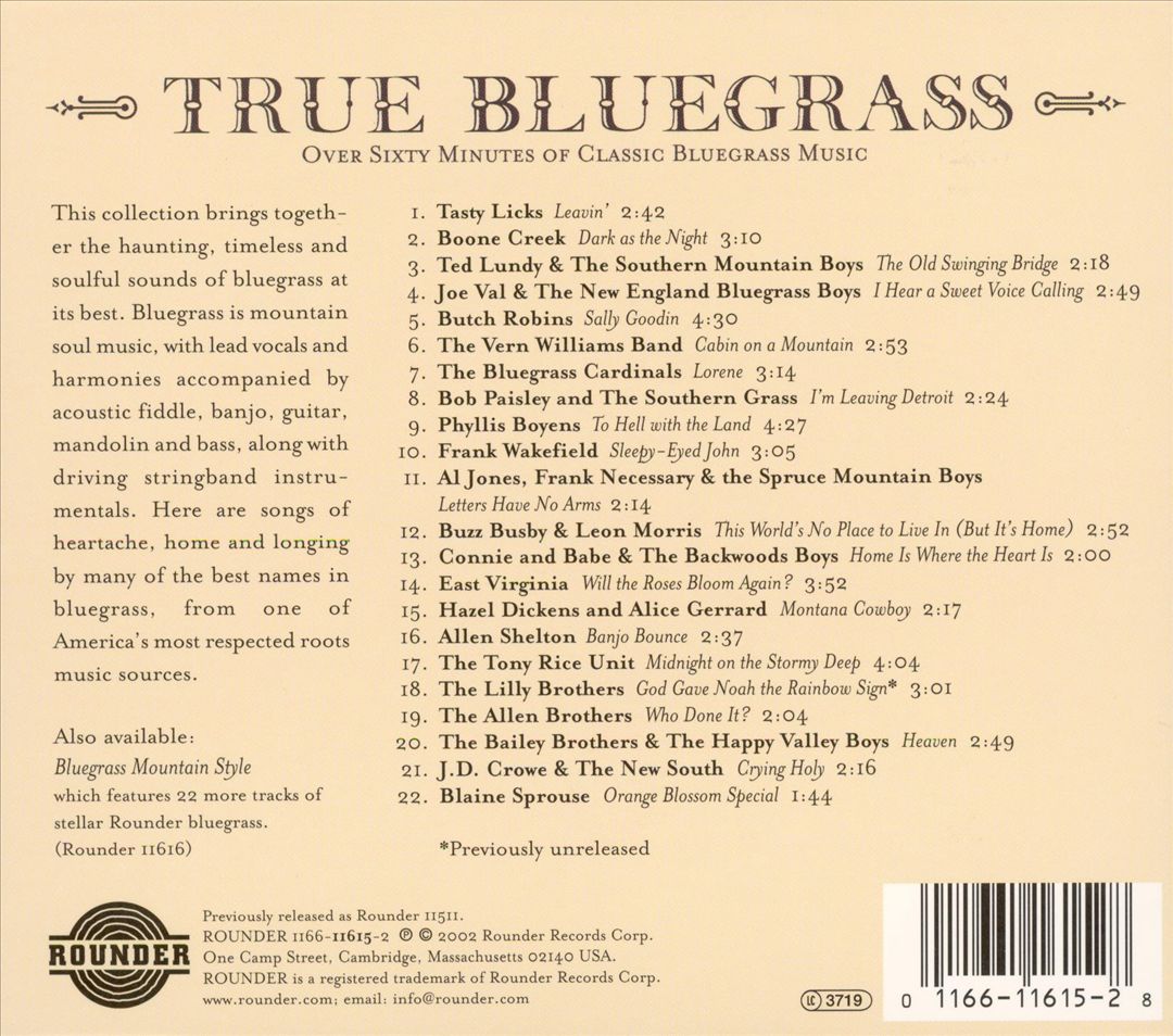 True Bluegrass cover art