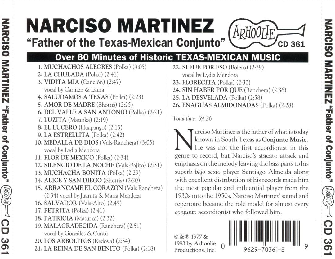 Father of Tex-Mex Conjunto: El Huracan Del Valle 2 cover art