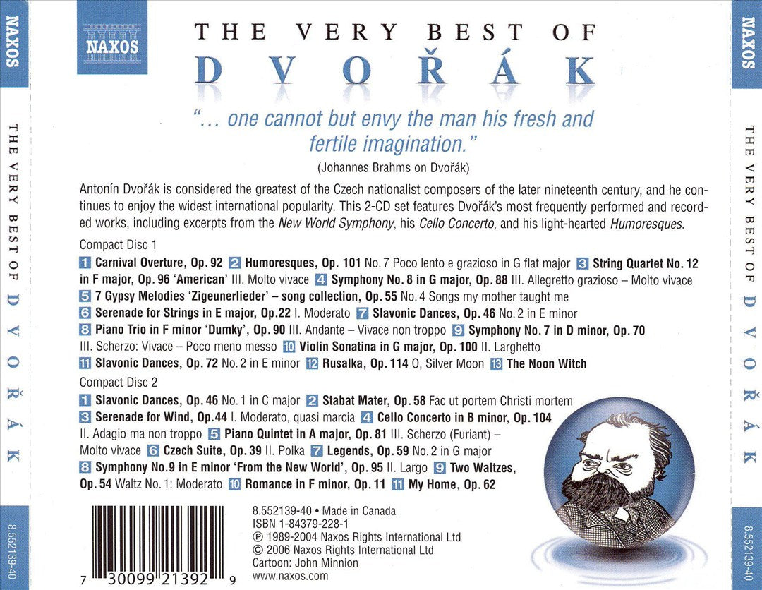 Very Best of Dvorák cover art