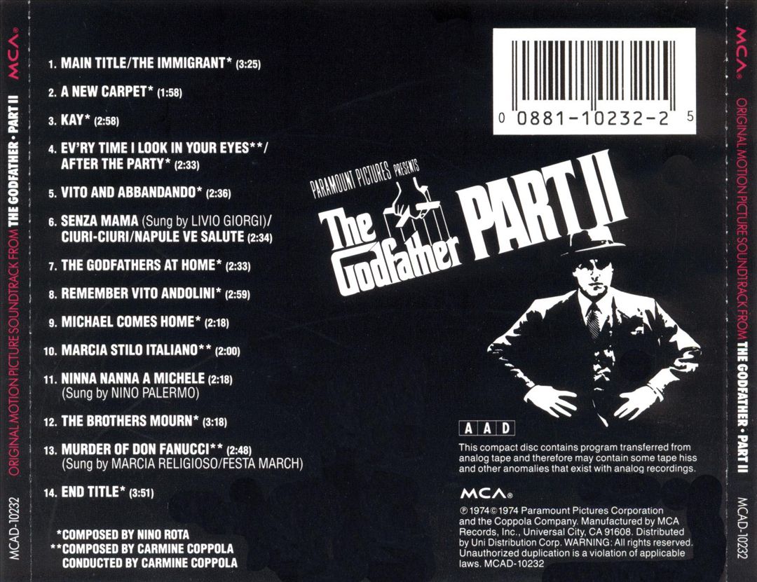 Godfather, Pt. 2 cover art