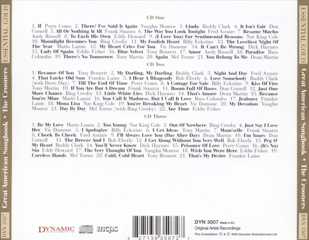 Great American Songbook: The Crooners cover art