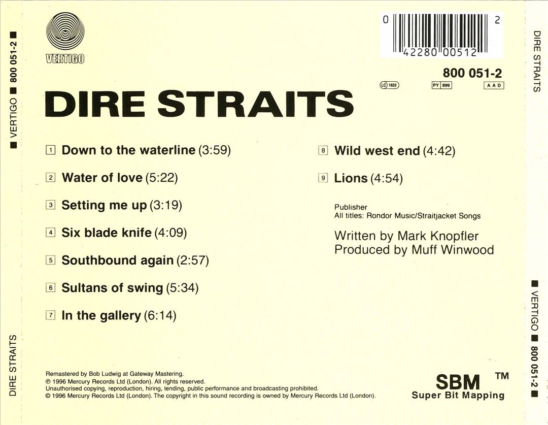 Dire Straits cover art