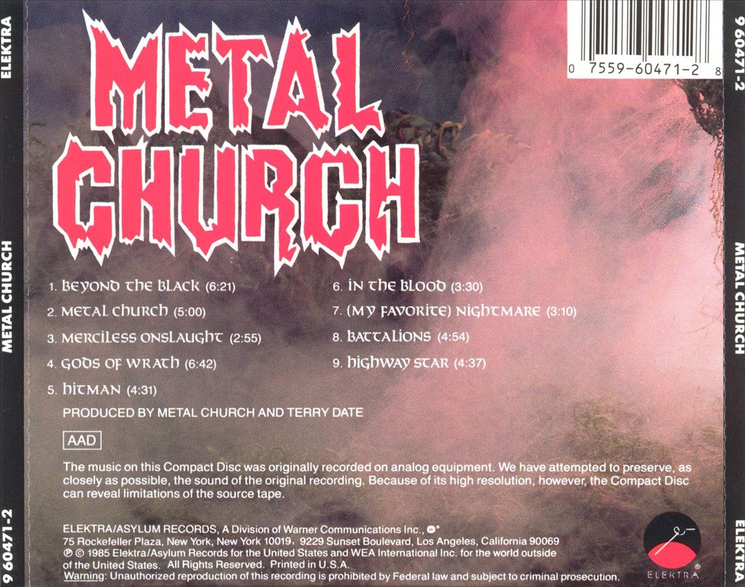 Metal Church cover art