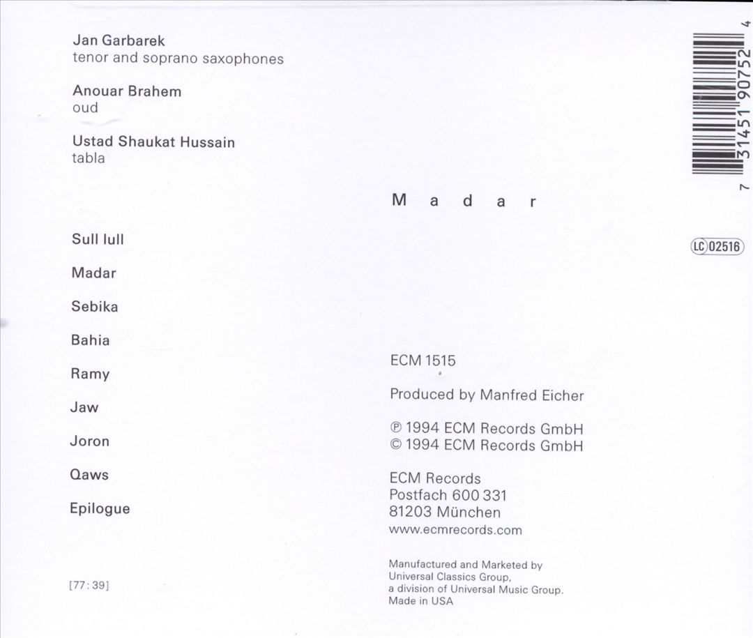 Madar cover art