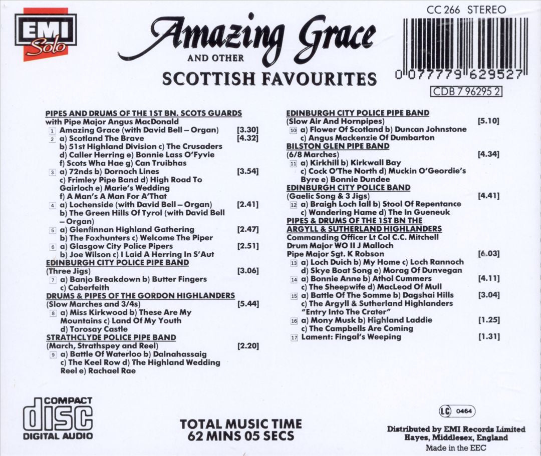 Amazing Grace & Other Scottish Favourites cover art