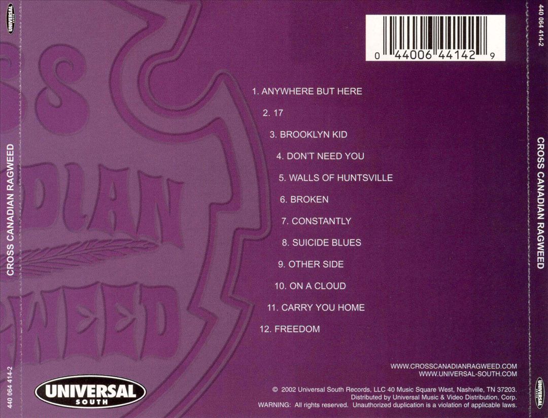 Cross Canadian Ragweed cover art
