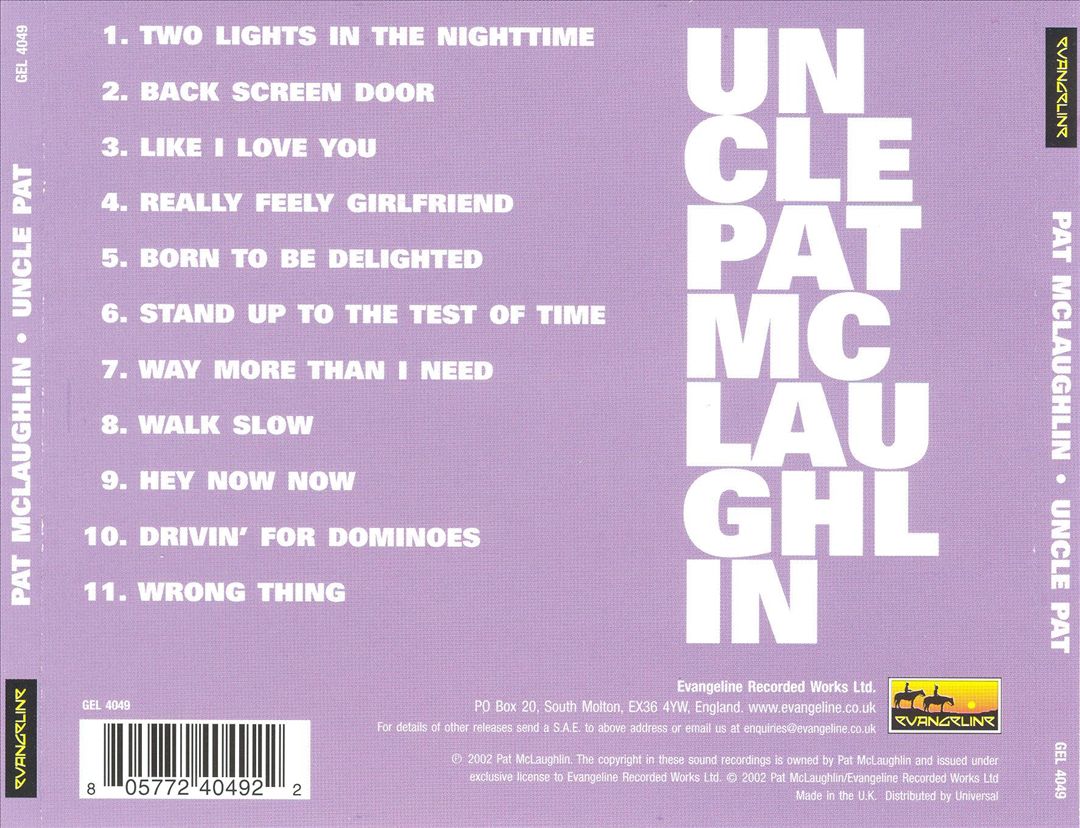 Uncle Pat cover art