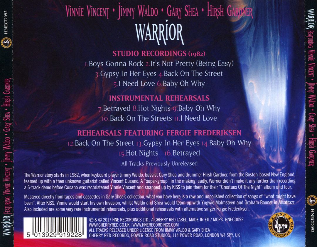 Warrior cover art