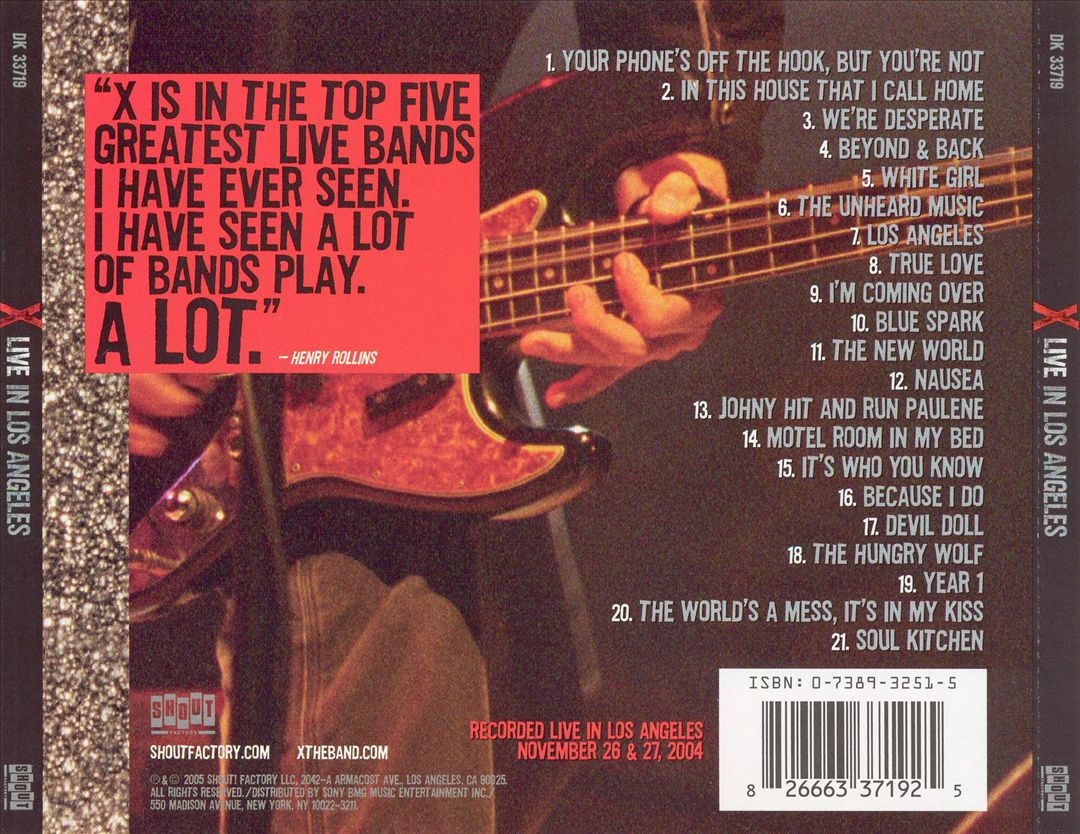 Live in Los Angeles cover art