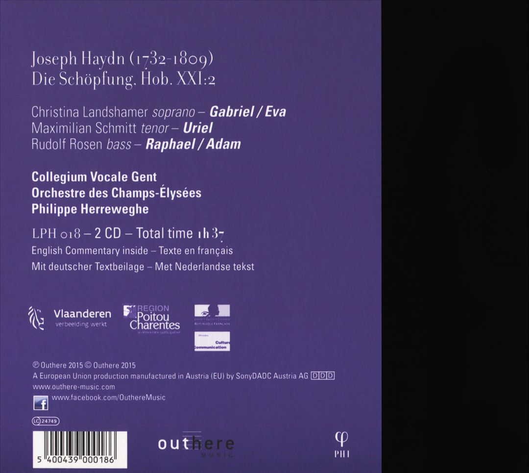 Joseph Haydn: Die Schöpfung cover art