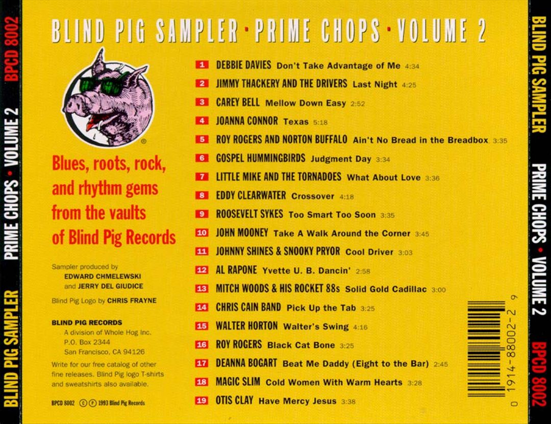 Prime Chops: Blind Pig Sampler, Vol. 2 cover art