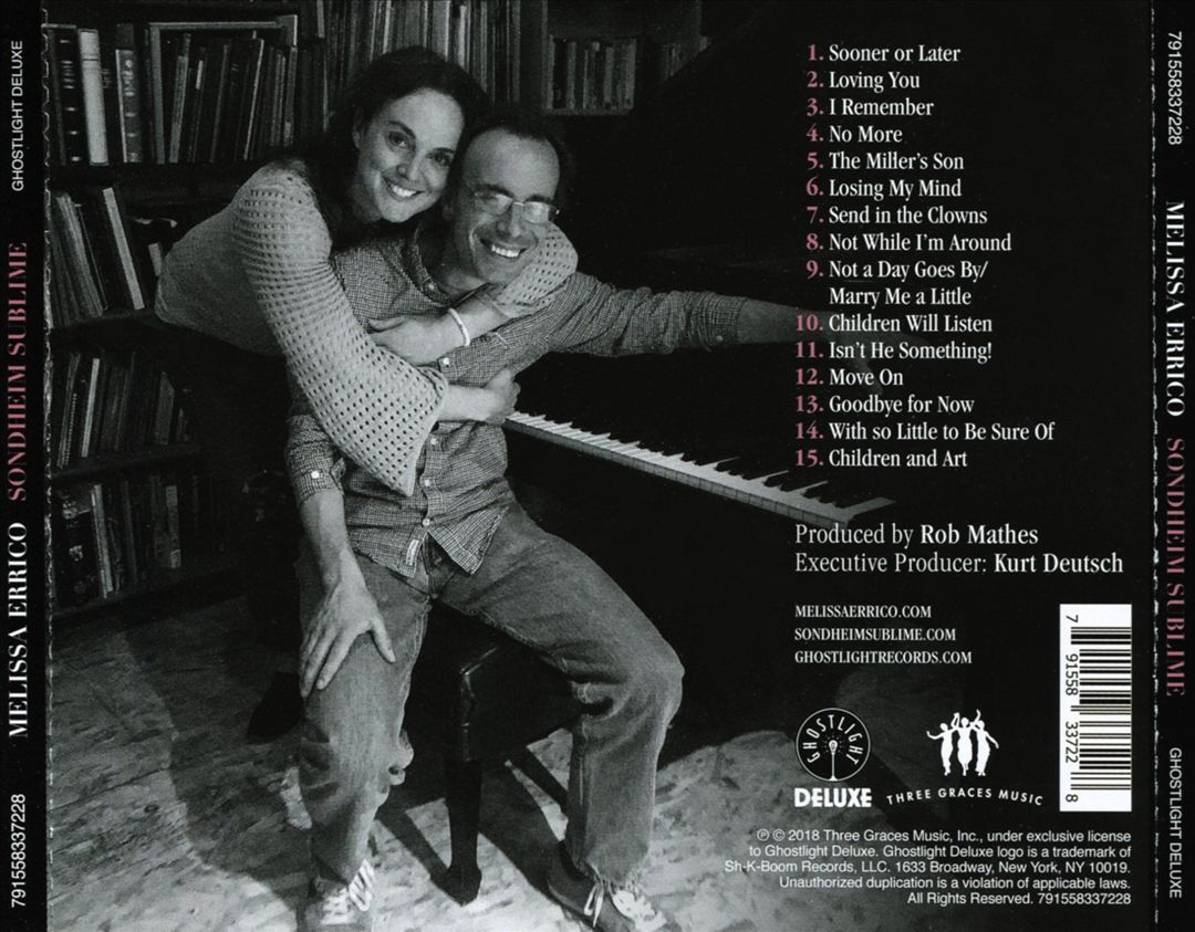 Sondheim Sublime cover art