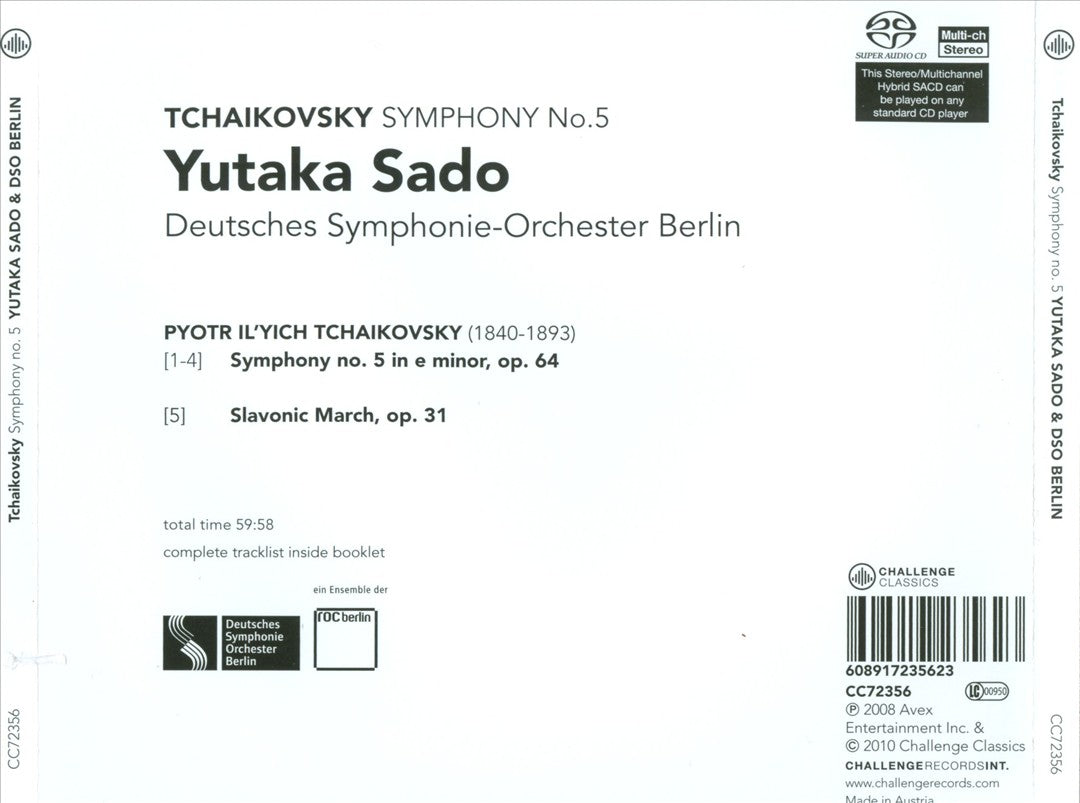 Tchaikovsky: Symphony No. 5 cover art