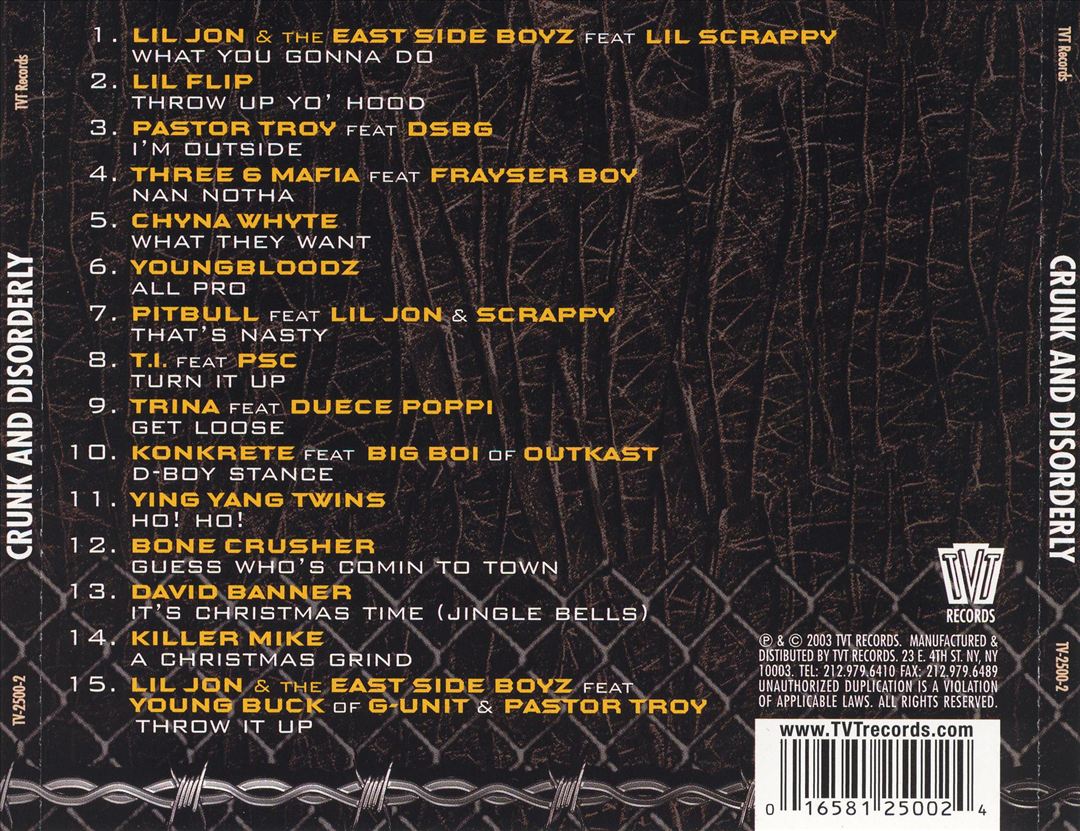 Crunk and Disorderly cover art
