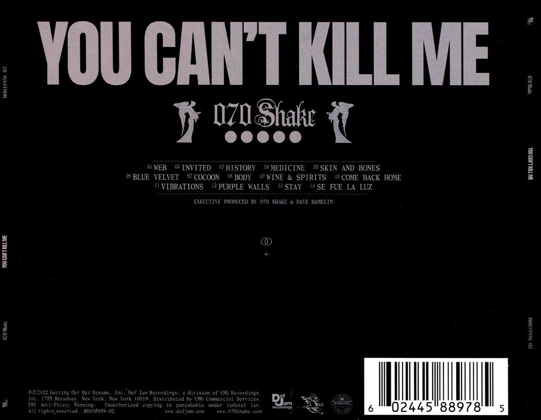 You Can't Kill Me cover art