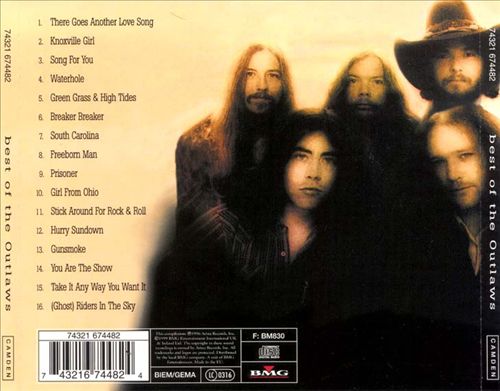 Best of the Outlaws: Green Grass and High Tides cover art