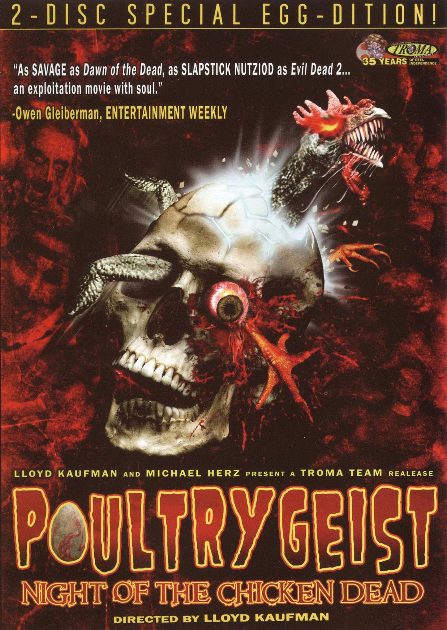 POULTRYGEIST: NIGHT OF THE CHICKEN DEAD 2 DISC cover art