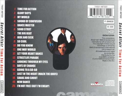 Time for Action: The Very Best of Secret Affair cover art