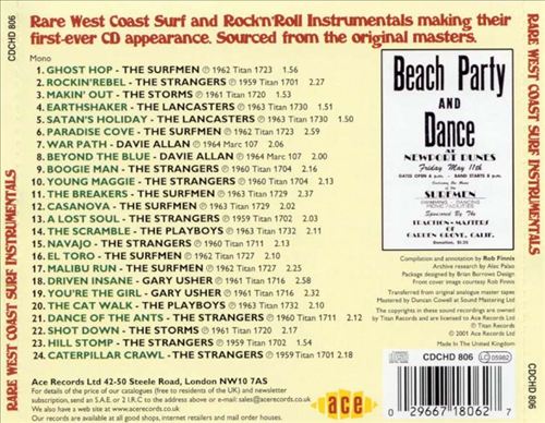 Rare West Coast Surf Instrumentals cover art