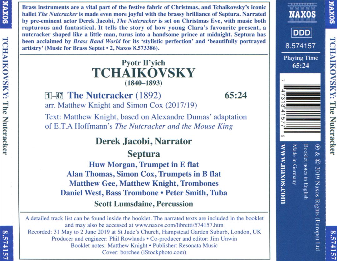 Tchaikovsky: The Nutcracker arranged for Brass Septet cover art