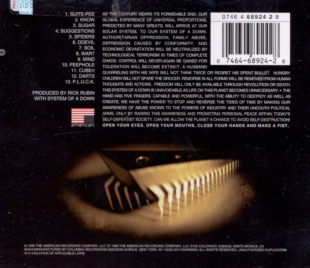 System of a Down cover art