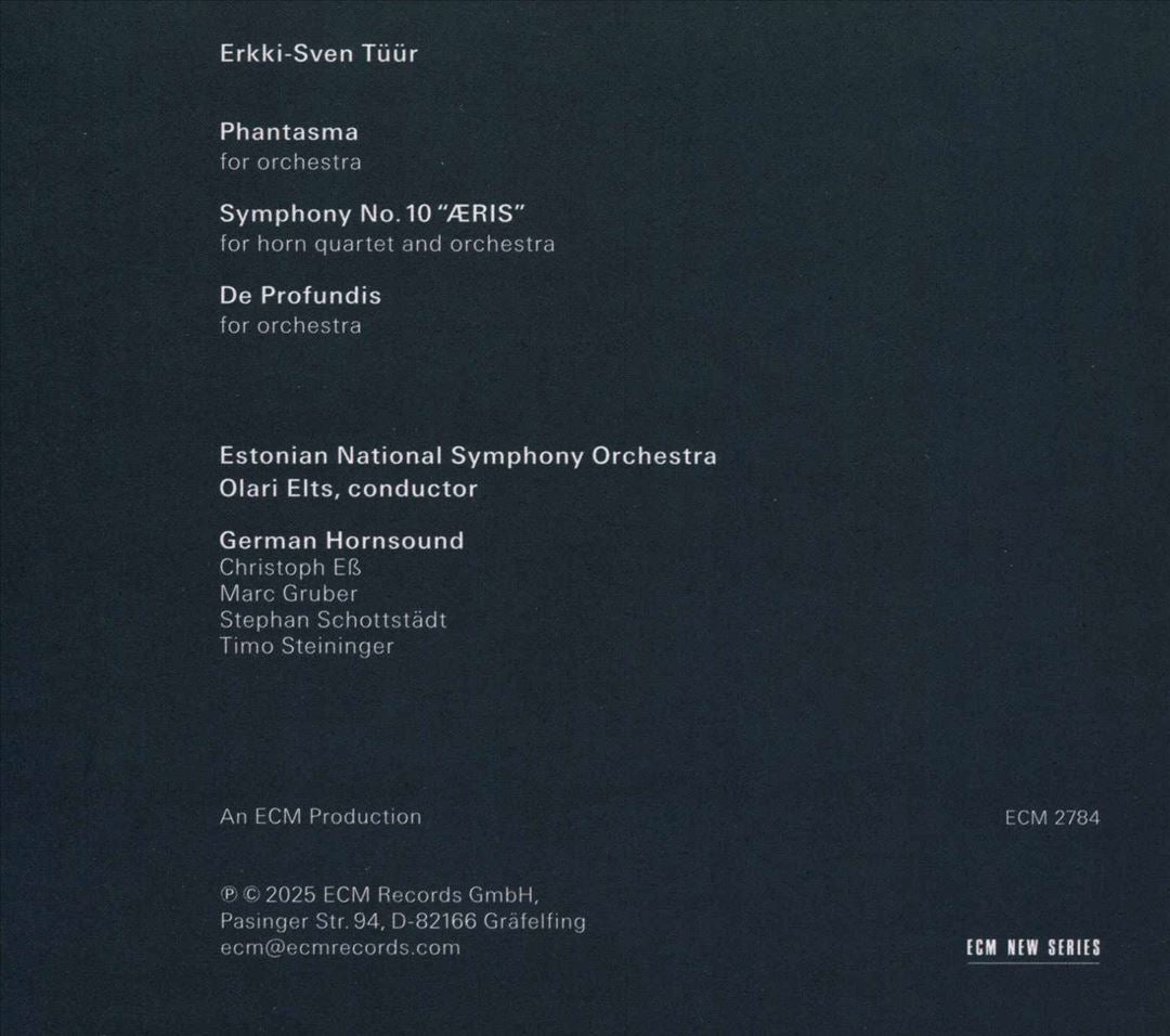 Erkki-Sven Tüür: Aeris cover art