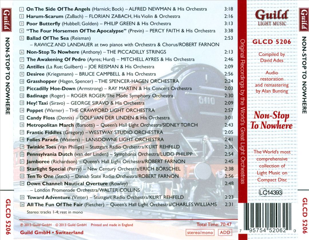 Golden Age of Light Music: Non-Stop to Nowhere cover art