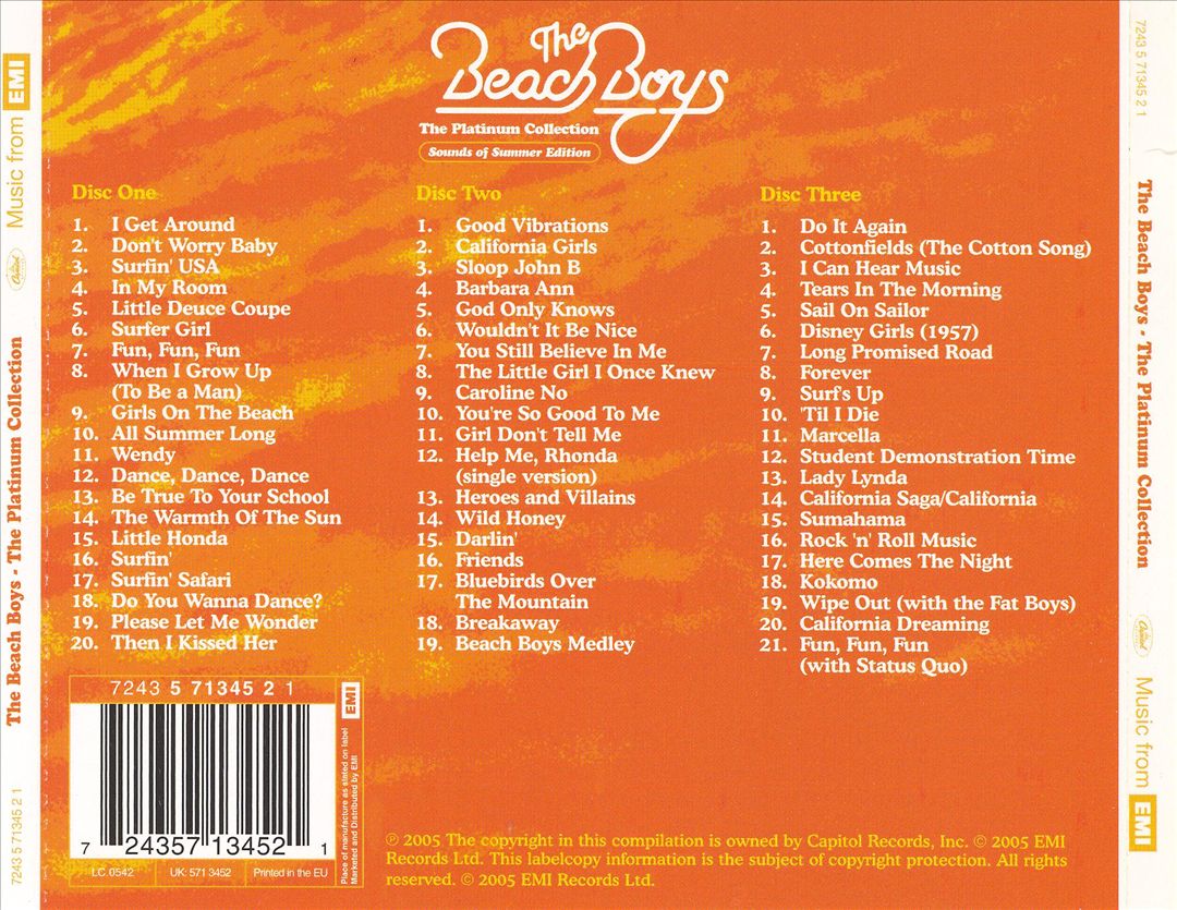 Platinum Collection: Sounds of Summer Edition cover art