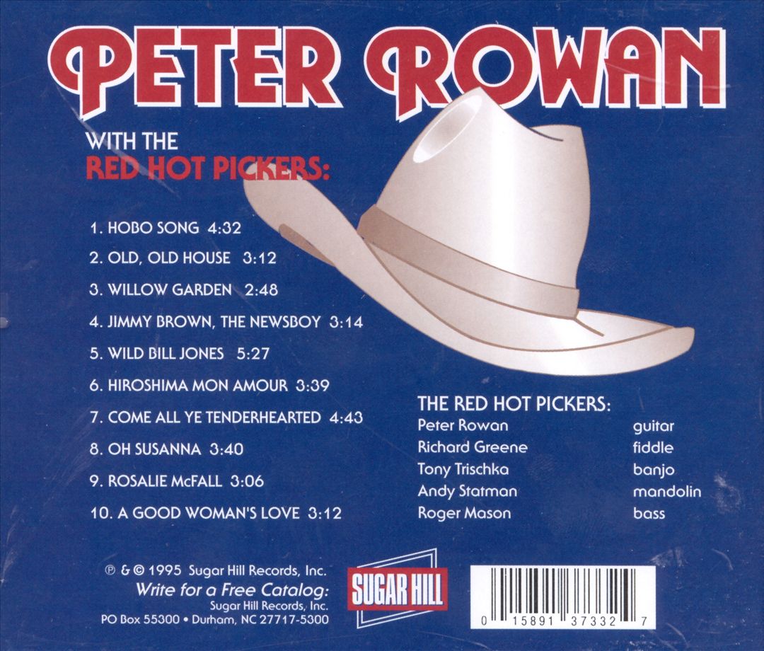 Peter Rowan with the Red Hot Pickers cover art