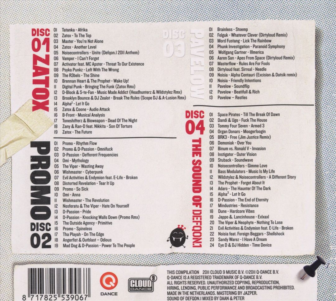 Defqon.1 2011 cover art