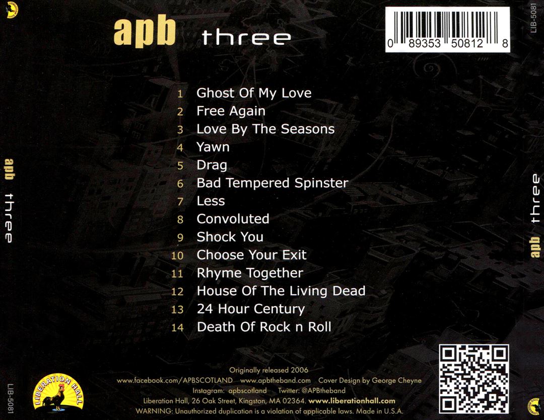 Three cover art