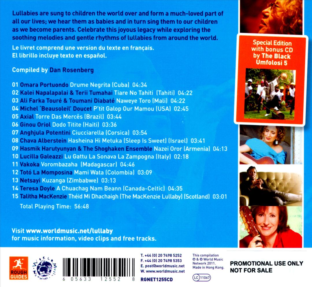 Rough Guide to World Lullabies cover art