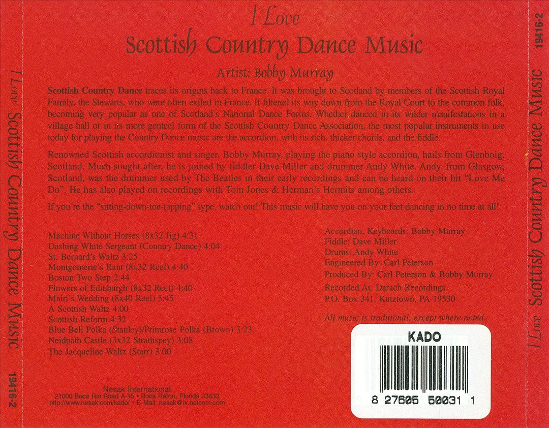I Love Scottish Country Dances cover art