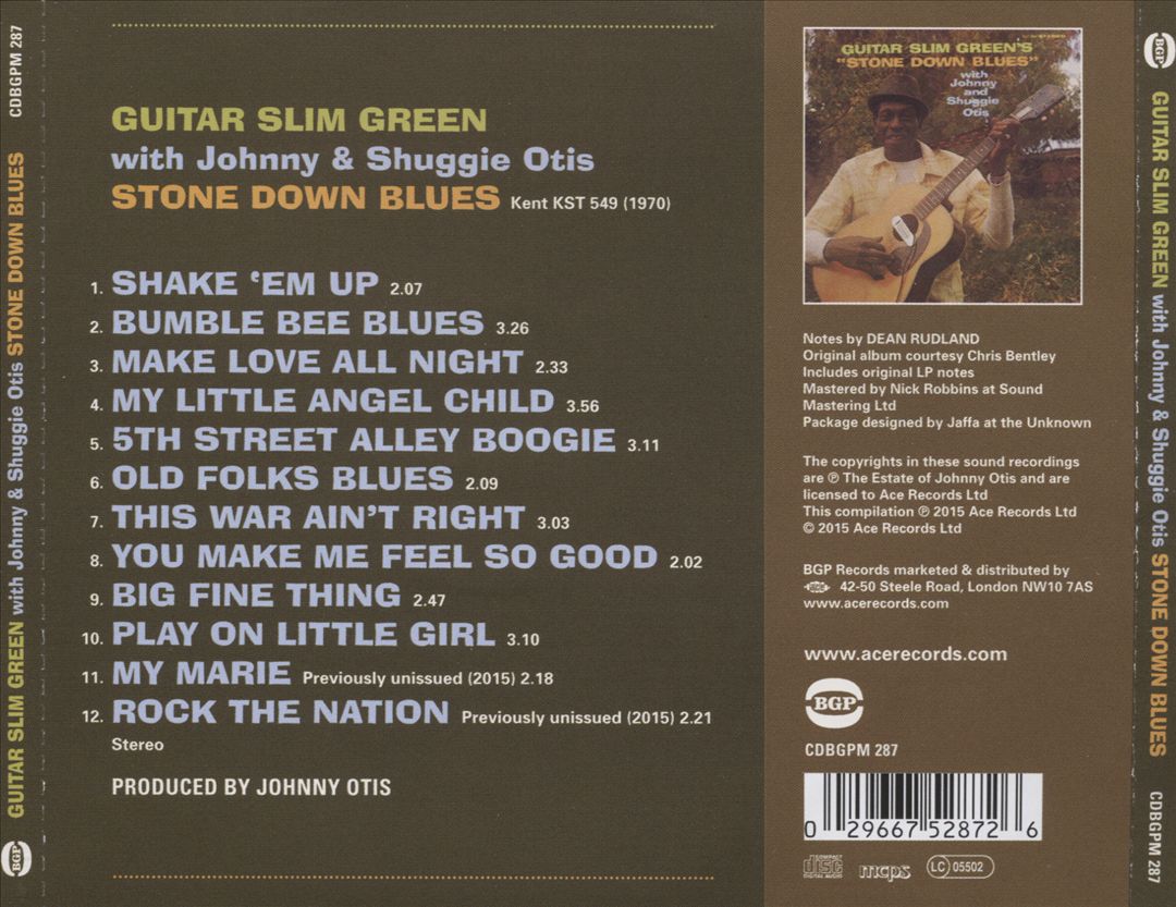 Stone Down Blues cover art