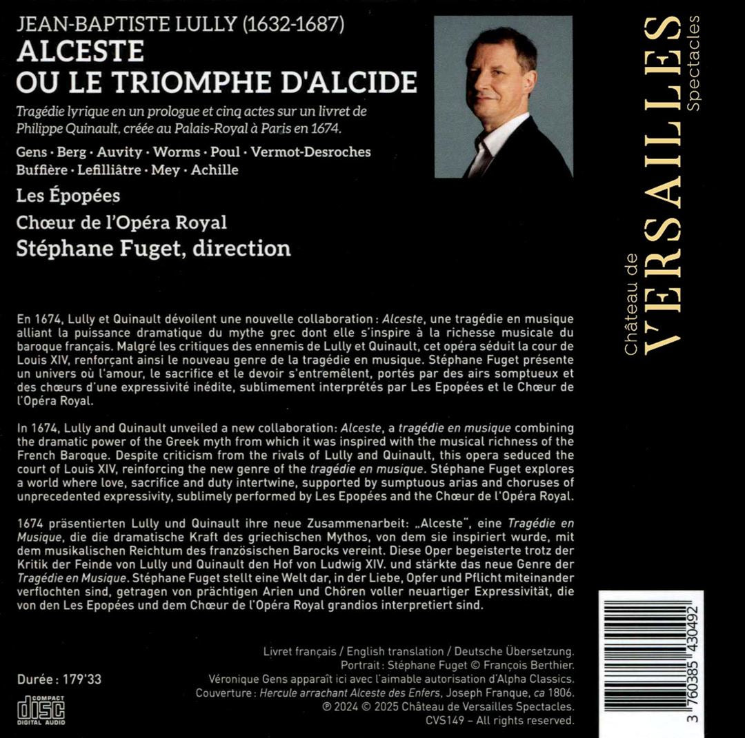 Lully: Alceste cover art