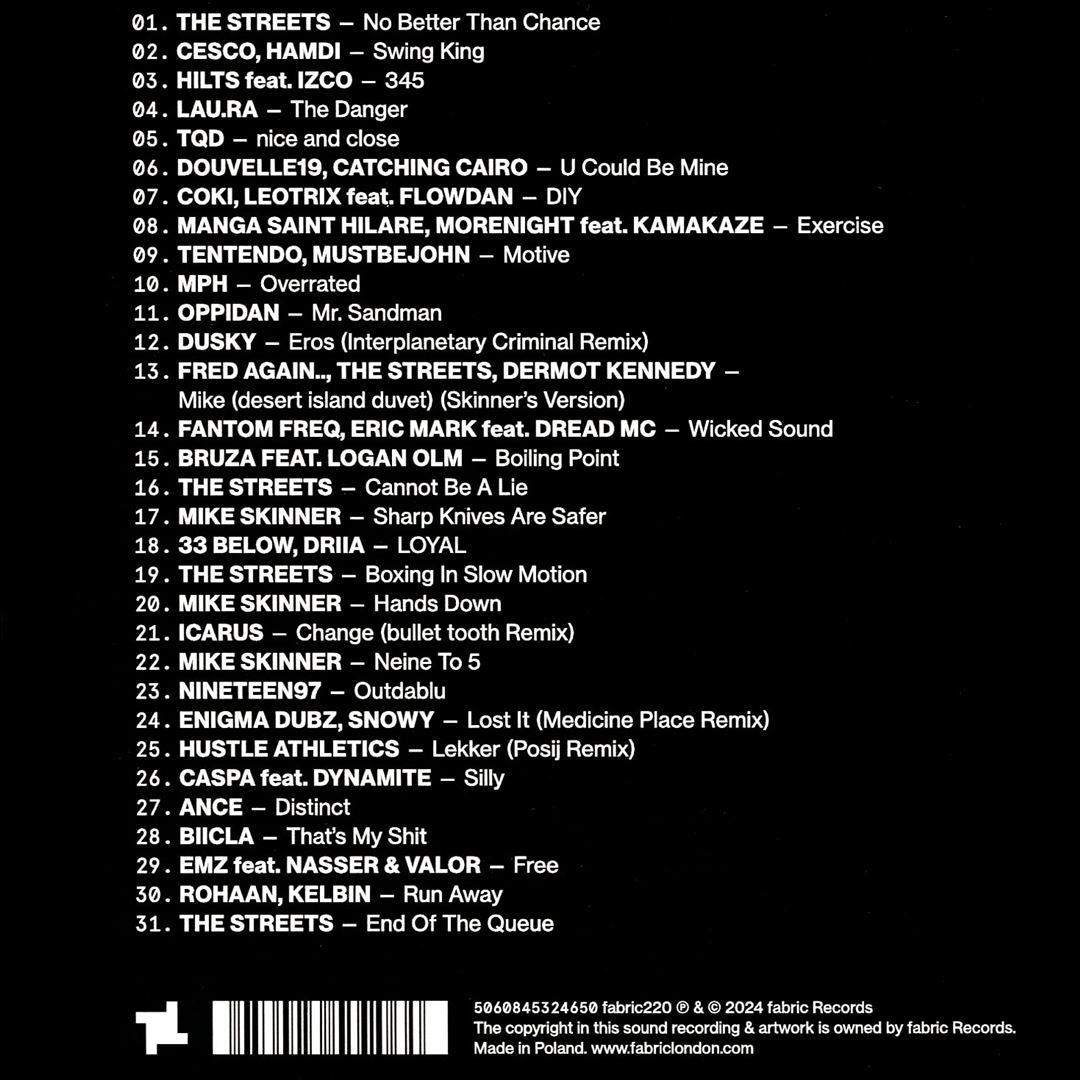Fabric Presents the Streets cover art