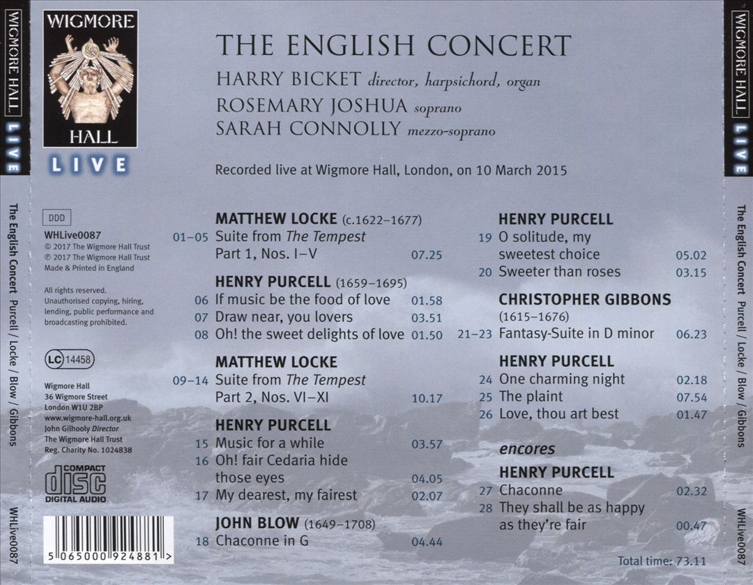 Purcell, Locke, Blow & Gibbons cover art