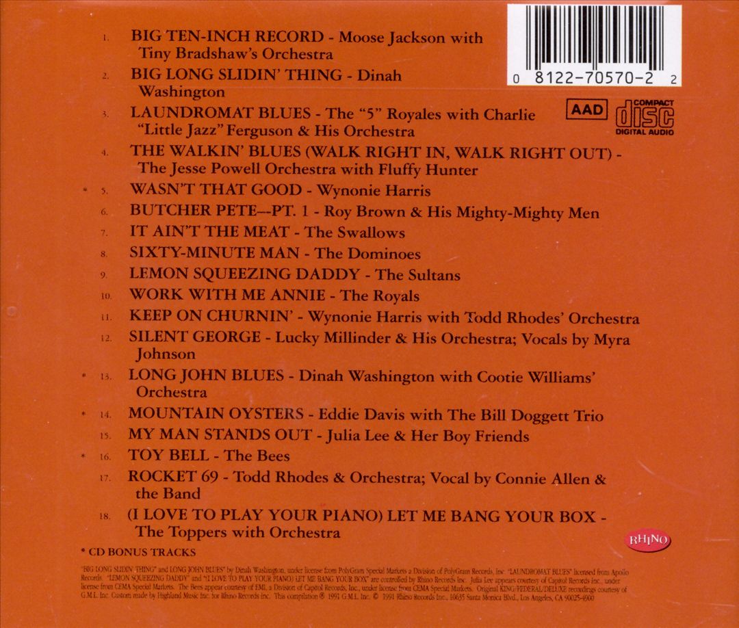 Risque Rhythm: Nasty 50s R&B cover art