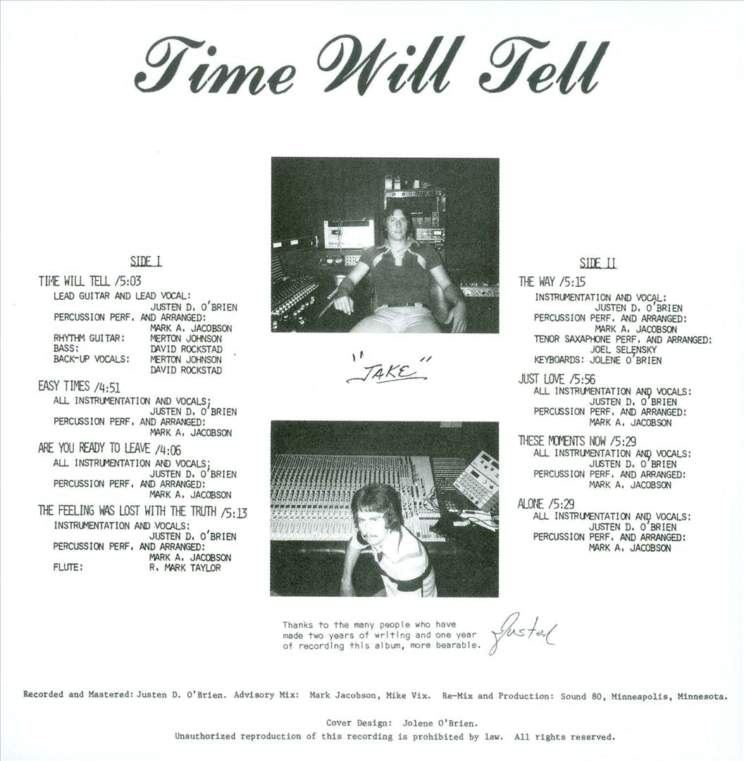 Time Will Tell cover art