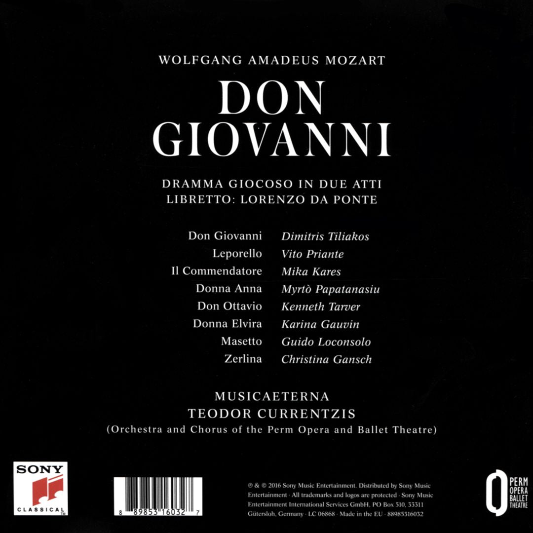 Mozart: Don Giovanni cover art