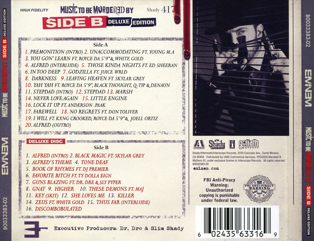 Music to Be Murdered By: Side B cover art
