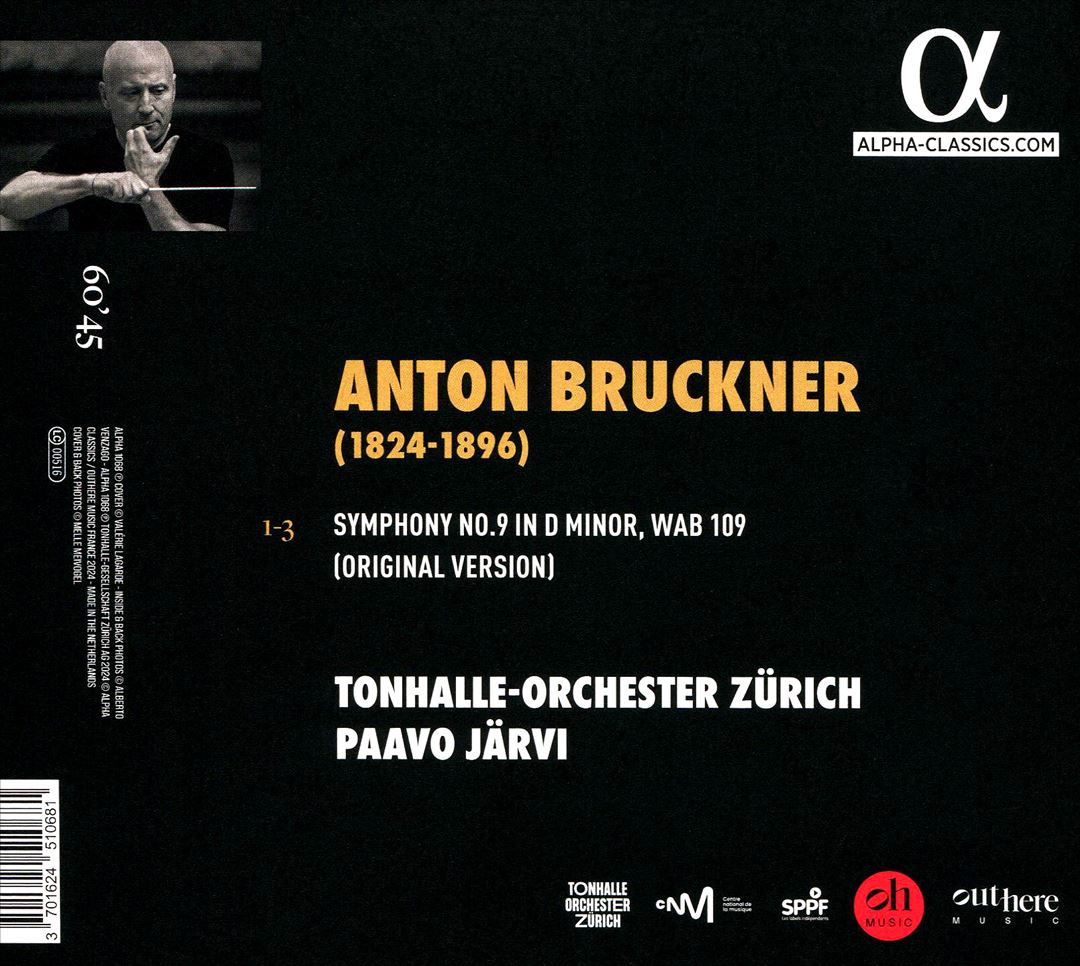Bruckner: Symphony No. 9 cover art