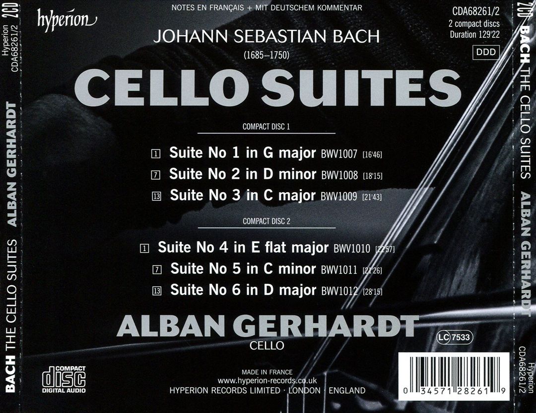 Bach: The Cello Suites cover art
