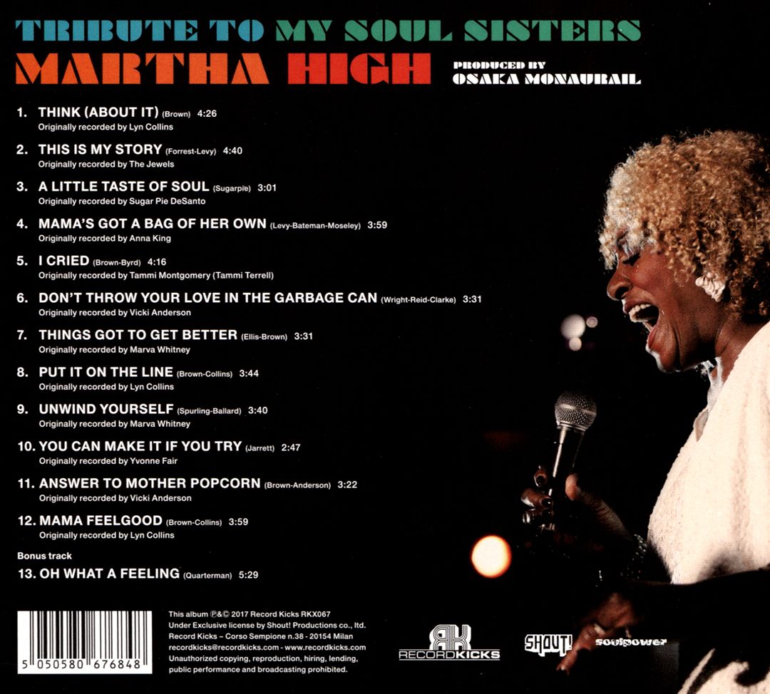 Tribute to My Soul Sisters cover art