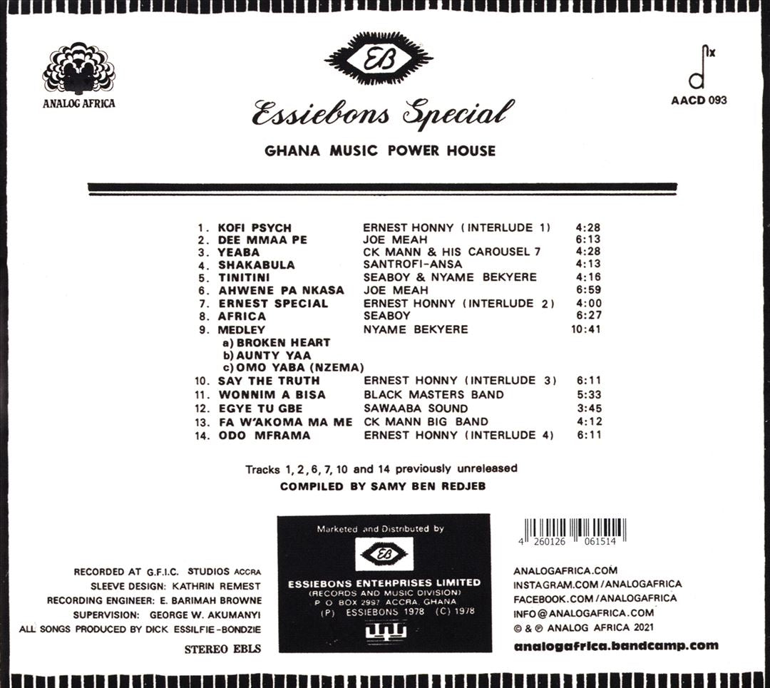Essiebons Special 1973 - 1984/Ghana Music Power House cover art