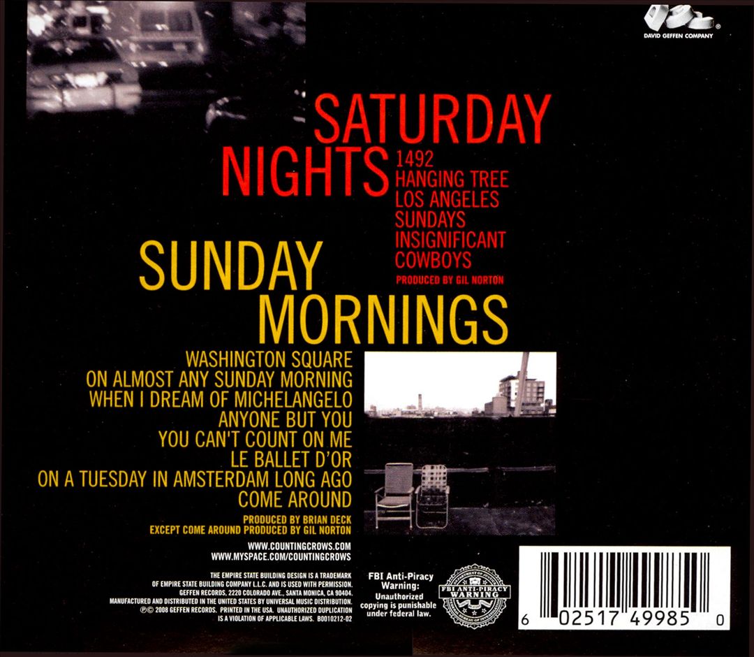 Saturday Nights & Sunday Mornings cover art