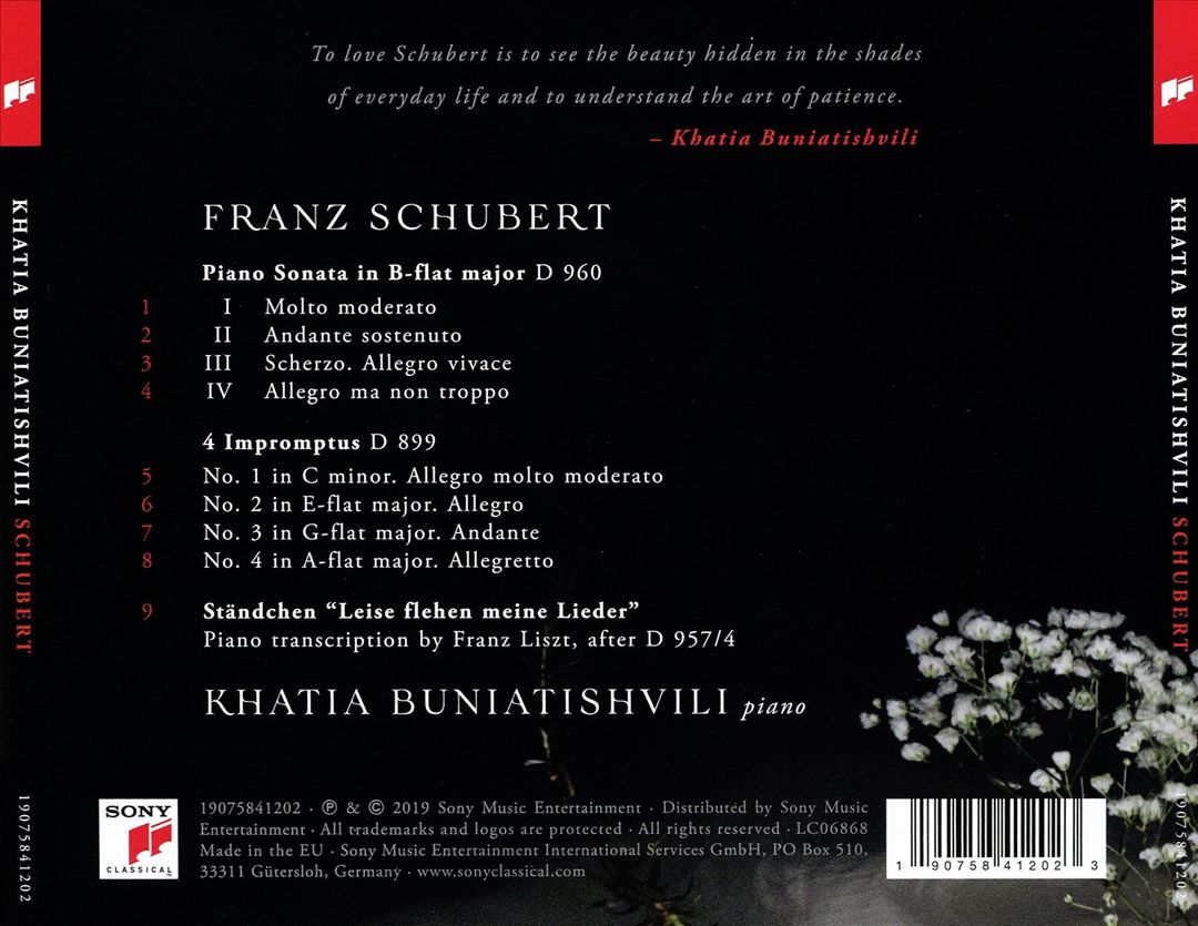 Schubert cover art