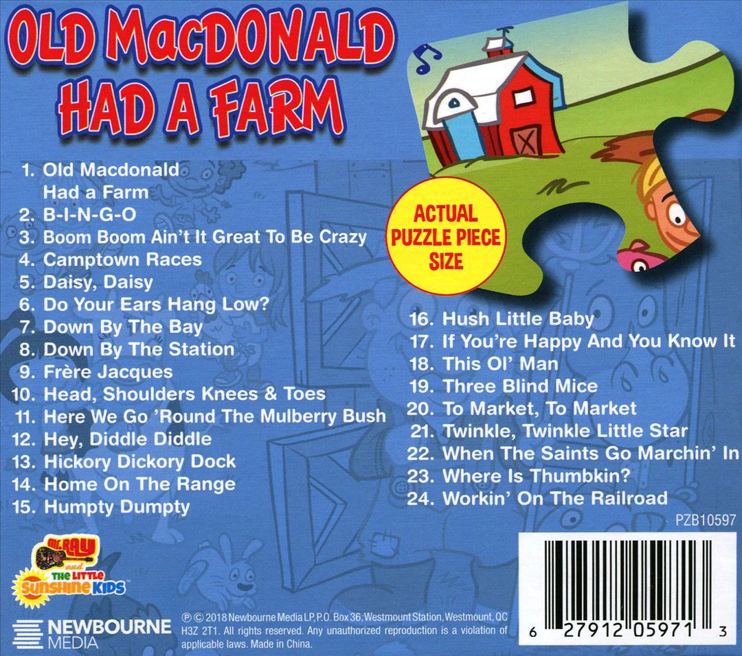 Old MacDonald Had a Farm cover art