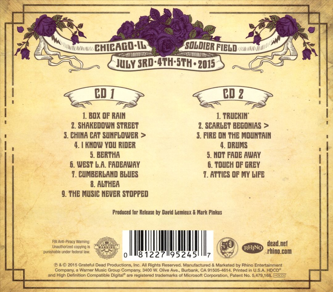 Best of Fare Thee Well: Celebrating 50 Years of Grateful Dead cover art