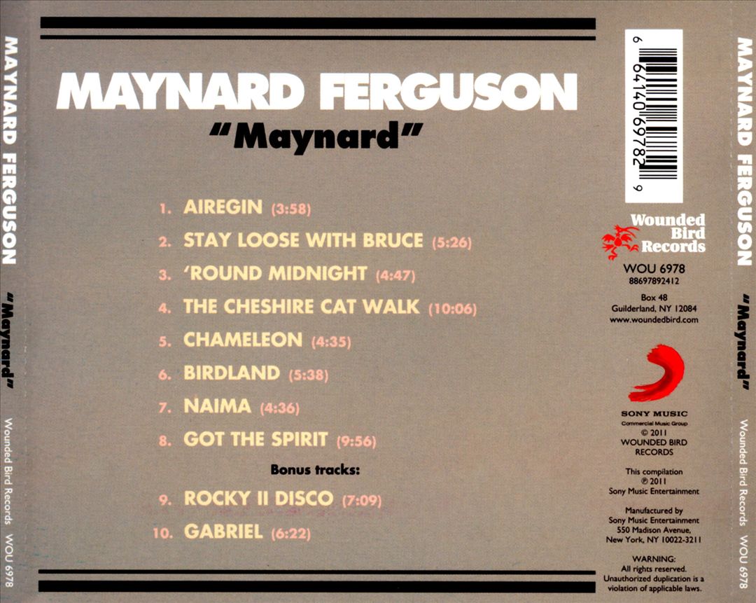 Maynard cover art
